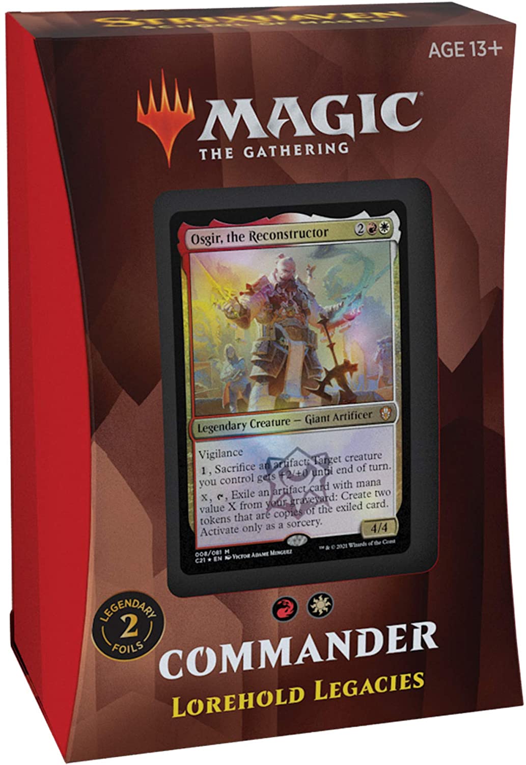Magic: The Gathering Commander Deck - Strixhaven: Lorehold Legacies (Red & White)