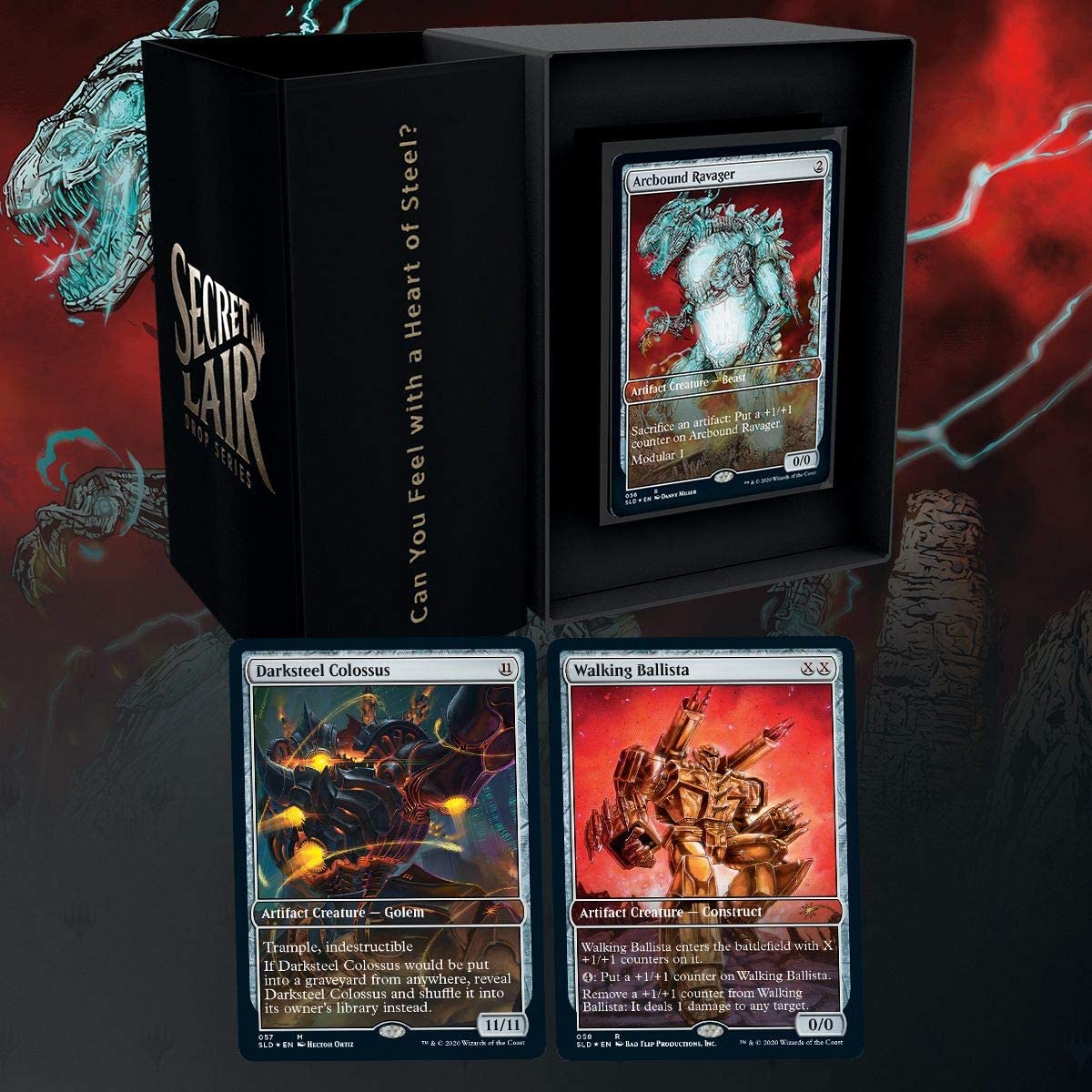 Magic: The Gathering Secret Lair - Non-Foil Edition - Can You Feel with A Heart of Steel?