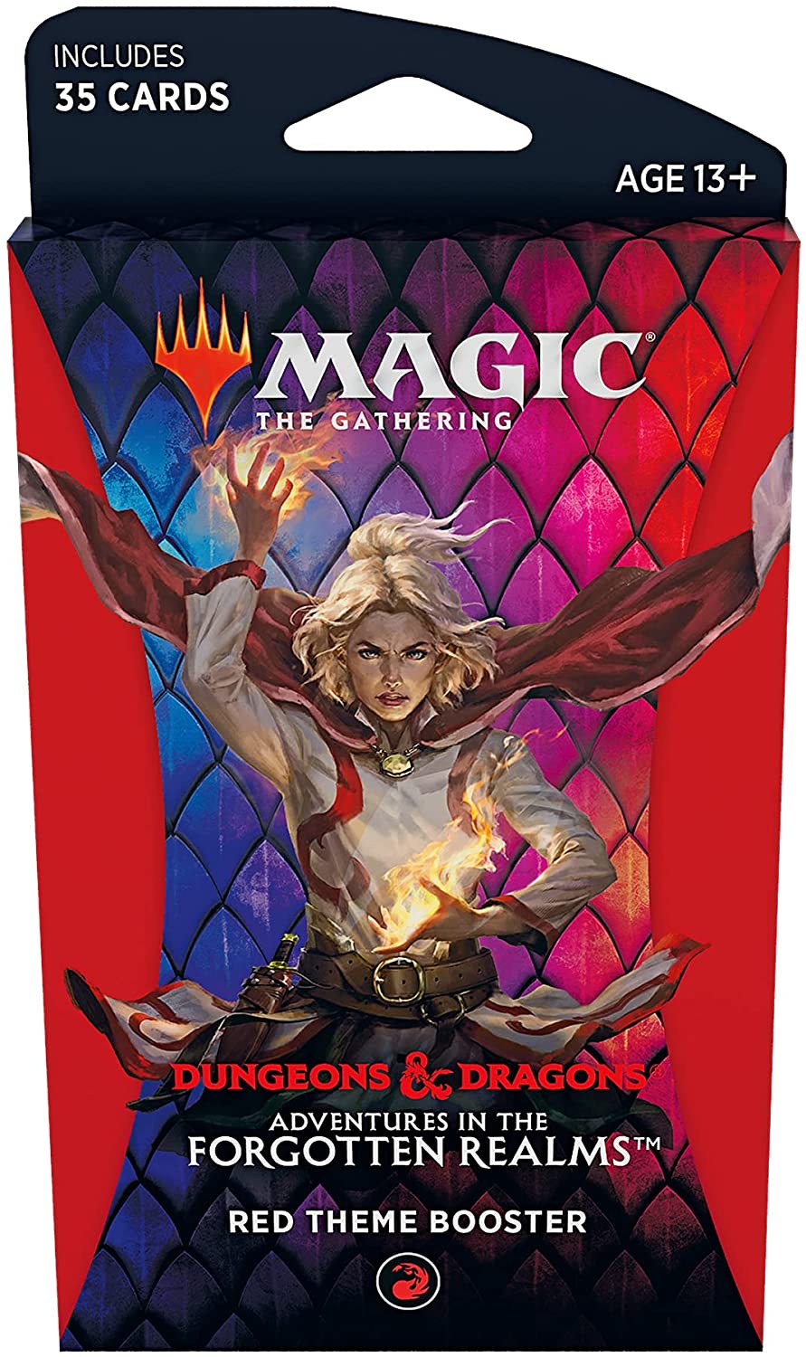 Magic: The Gathering Theme Booster Pack - Adventures in The Forgotten Realms - Red