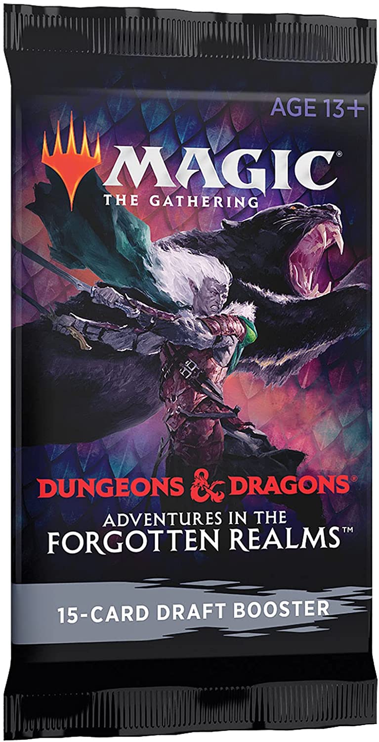 Magic: The Gathering Draft Booster Pack Lot - Adventures in The Forgotten Realms - 3 Packs