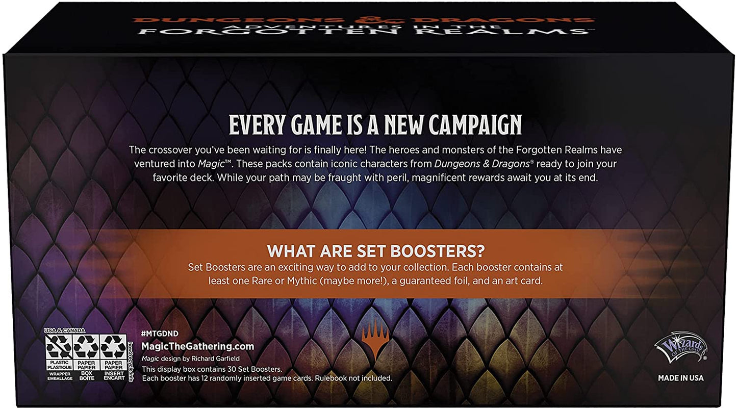 Magic: The Gathering Set Booster Box Case - Adventures in The Forgotten Realms (Case of 6)