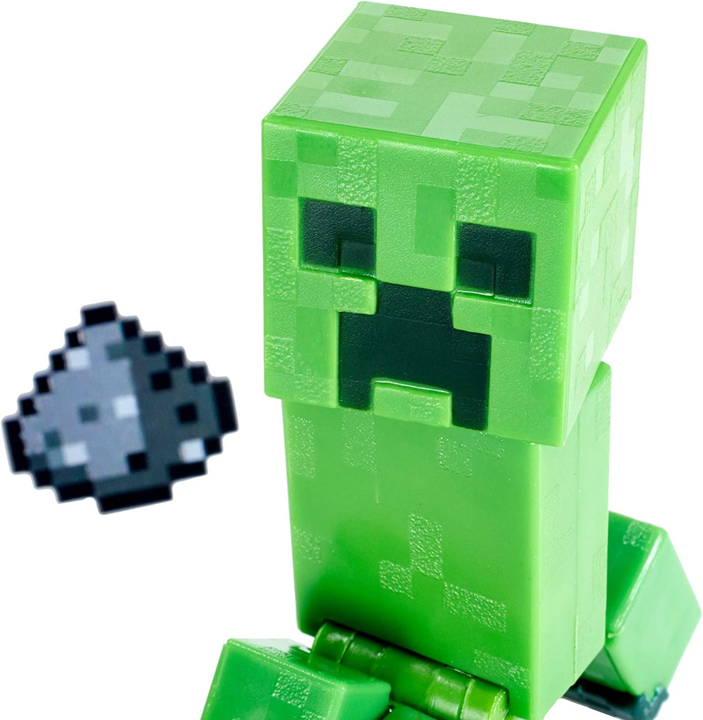 Minecraft 3 Inch Mini Figure - Creeper with Accessory and Craft-a-Block