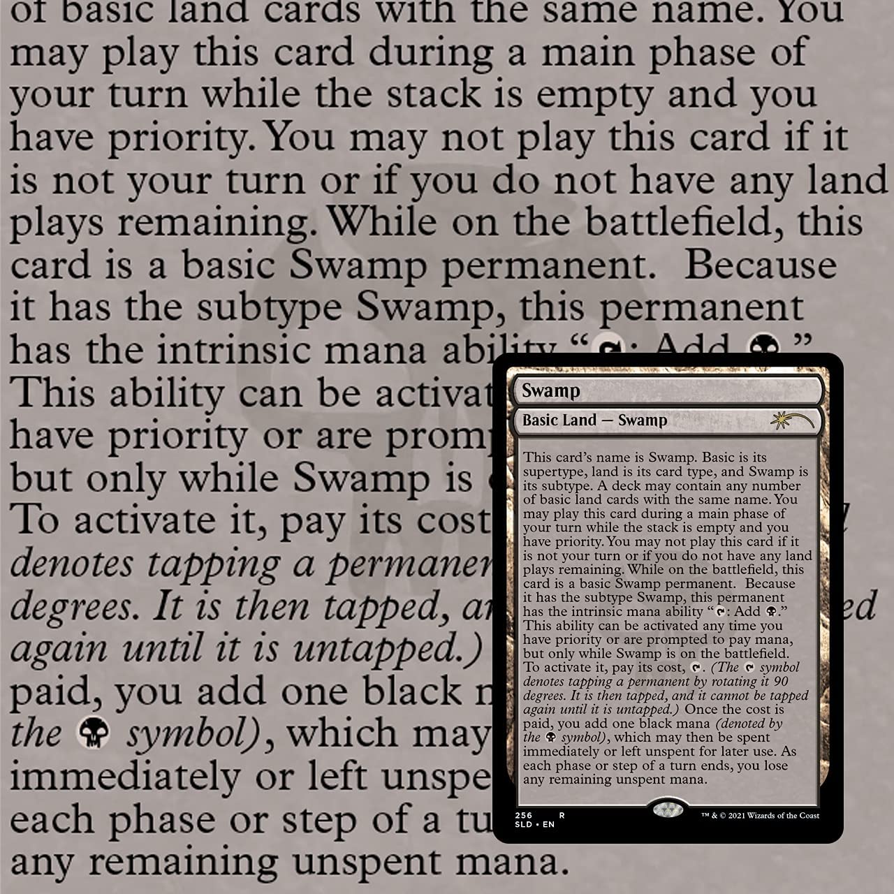 Magic: The Gathering Secret Lair - Non-Foil Edition - Full Text Lands