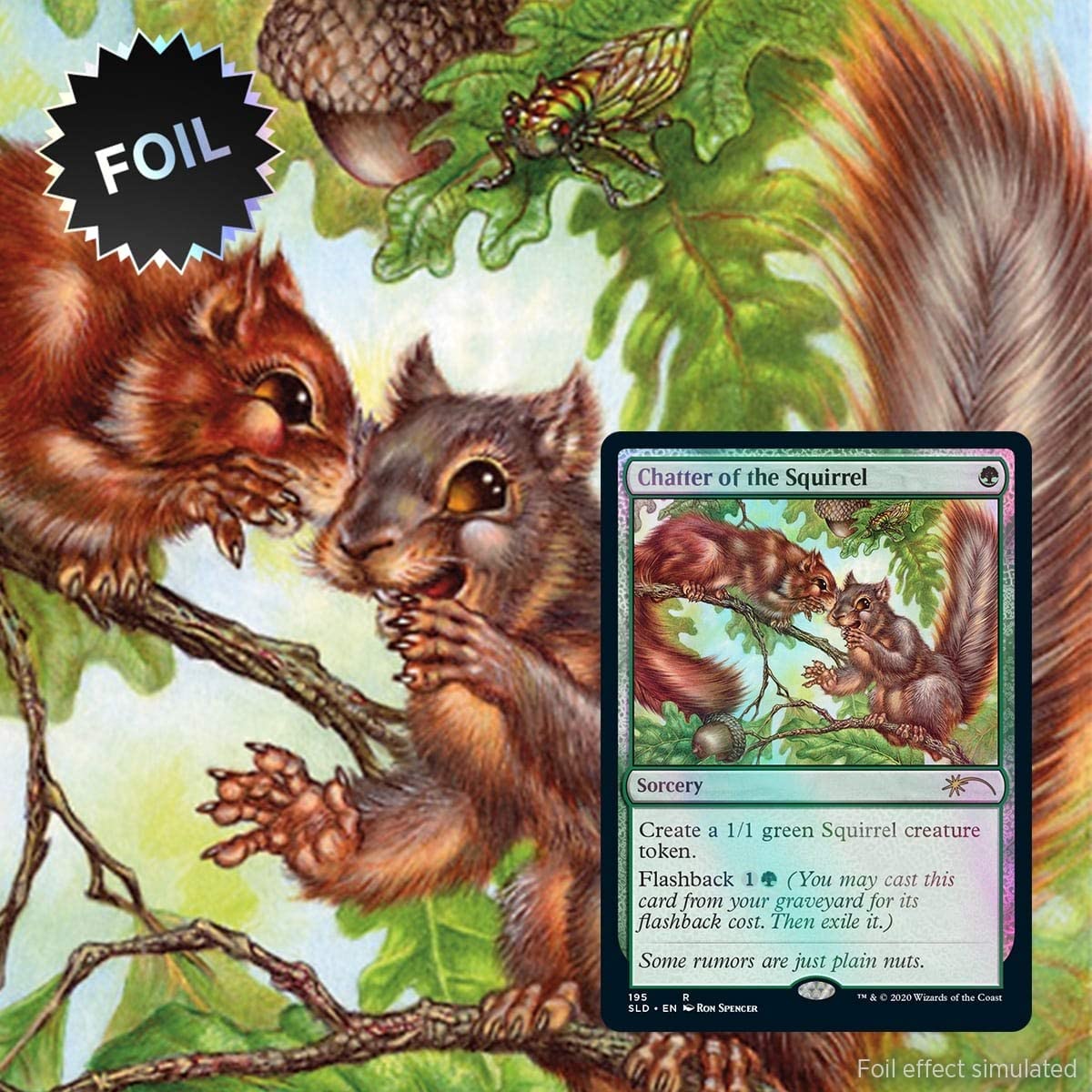 Magic: The Gathering Secret Lair - Premium Foil Edition - We Hope You Like Squirrels
