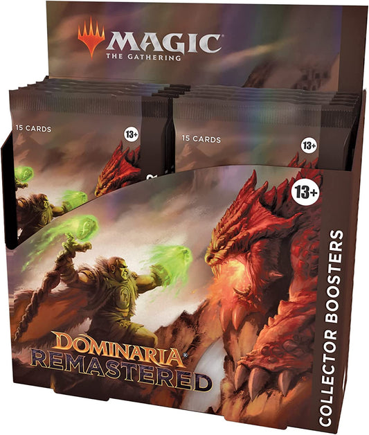 Magic: The Gathering Collector Booster Box Case - Dominaria Remastered (Case of 6)