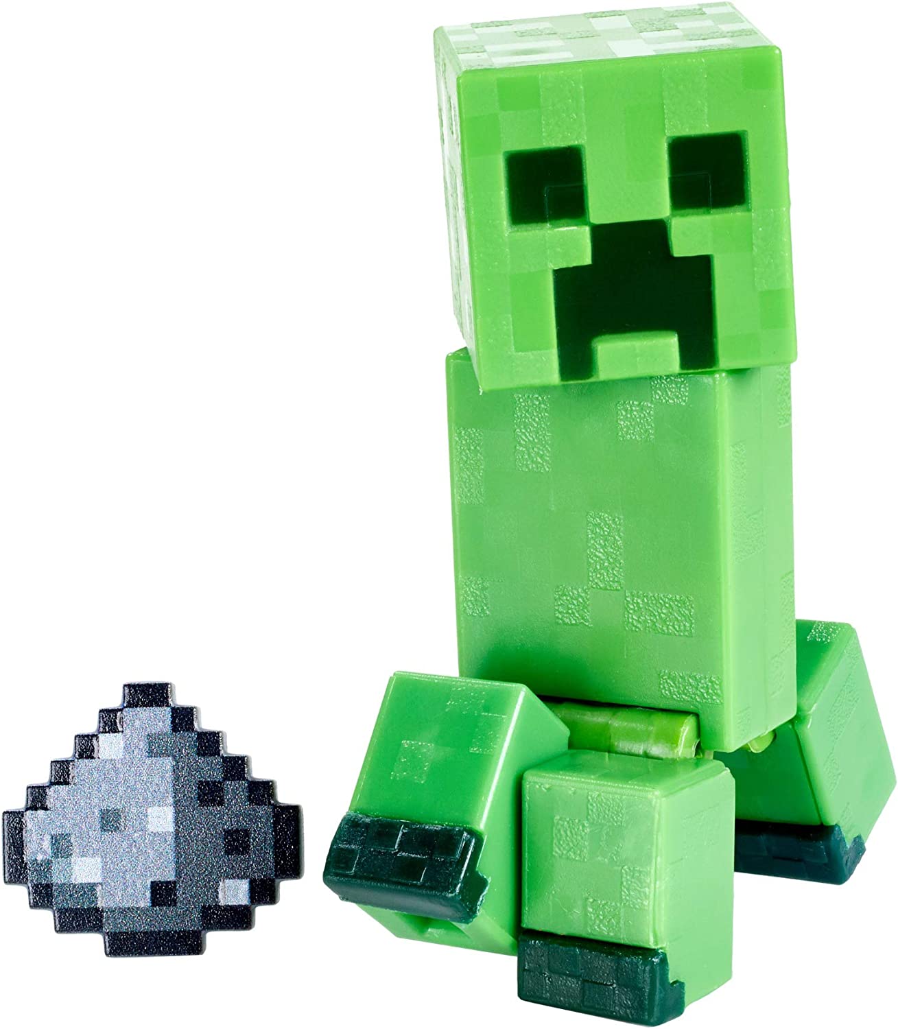 Minecraft 3 Inch Mini Figure - Creeper with Accessory and Craft-a-Block