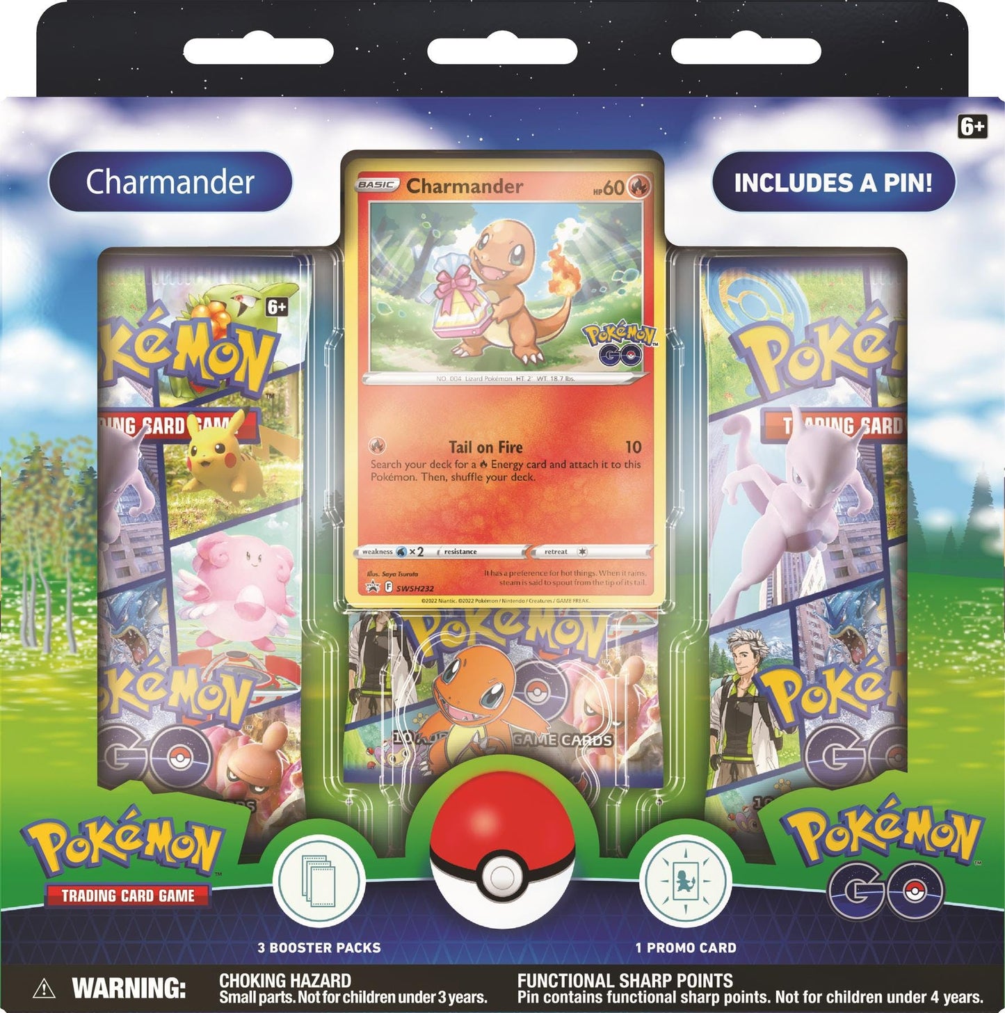 Pokemon TCG: Pokemon Go Pin Collection Case - Case of 6 (2 of Each)
