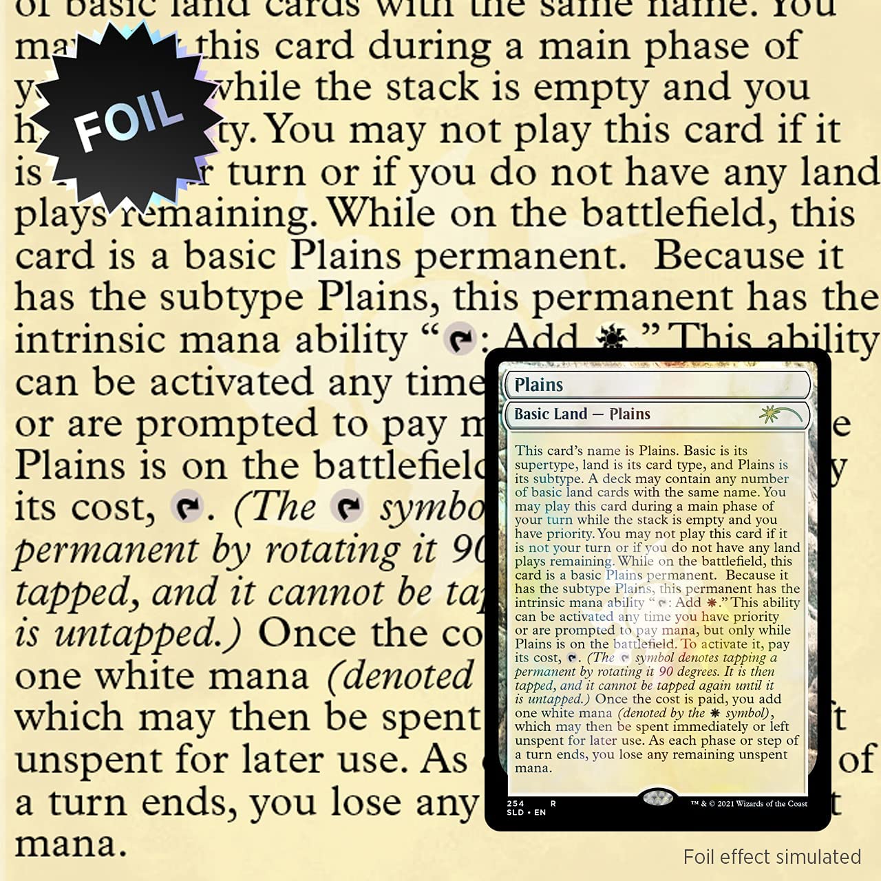 Magic: The Gathering Secret Lair - Premium Foil Edition - Full Text Lands