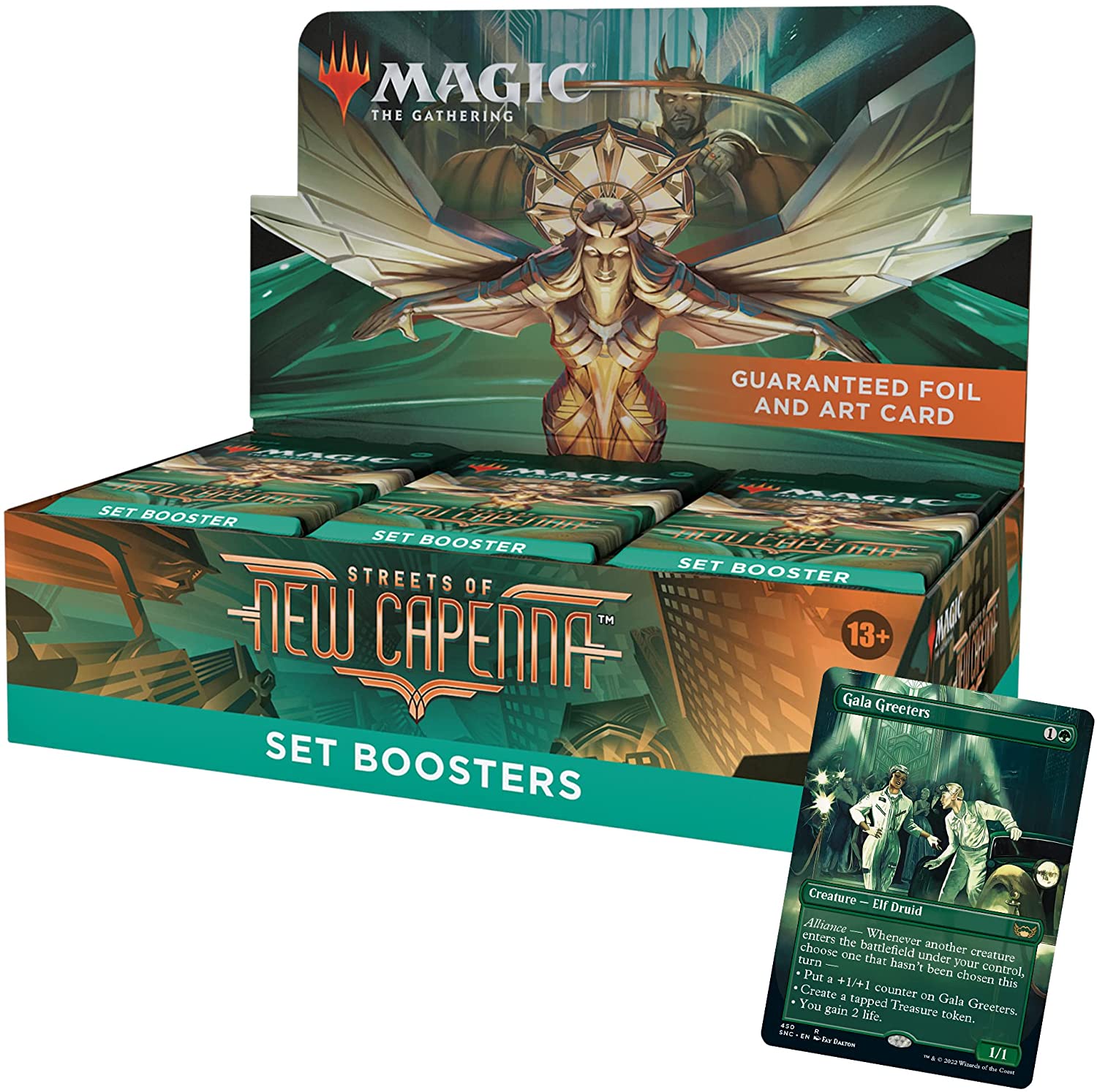 Magic: The Gathering Set Booster Box Case - Streets of New Capenna (Ca Collectors Emporium NY Magic: The Gathering Set Booster Box Case - Streets of New Capenna (Ca Collectors Emporium NY
