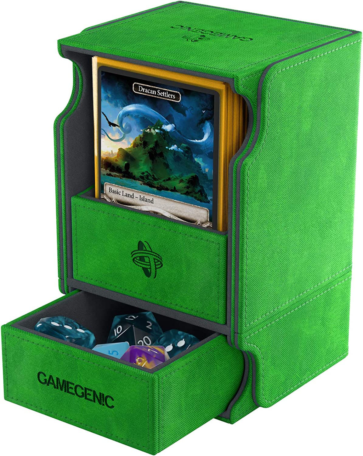 Gamegenic 100+ Watertower Convertible Deck Box - Green