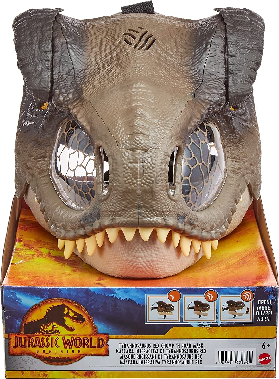Jurassic World Dominion Tyrannosaurus Rex Chomp N Roar Mask