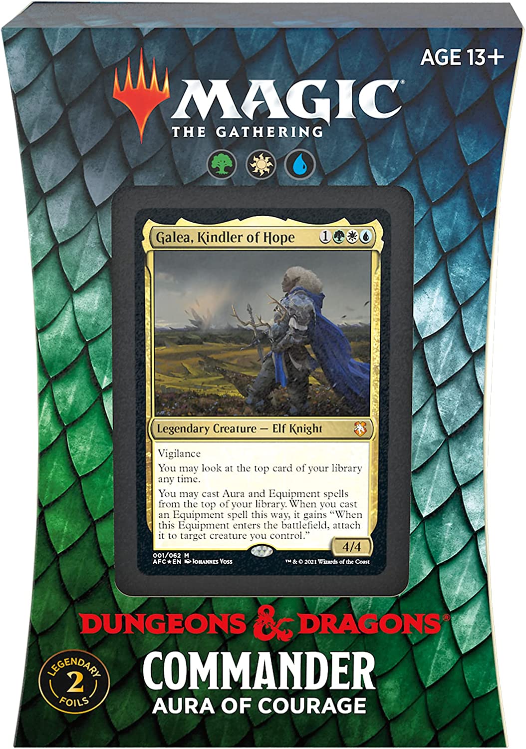 Magic: The Gathering Commander Deck Case - Adventures in The Forgotten Realms: All 4 Decks