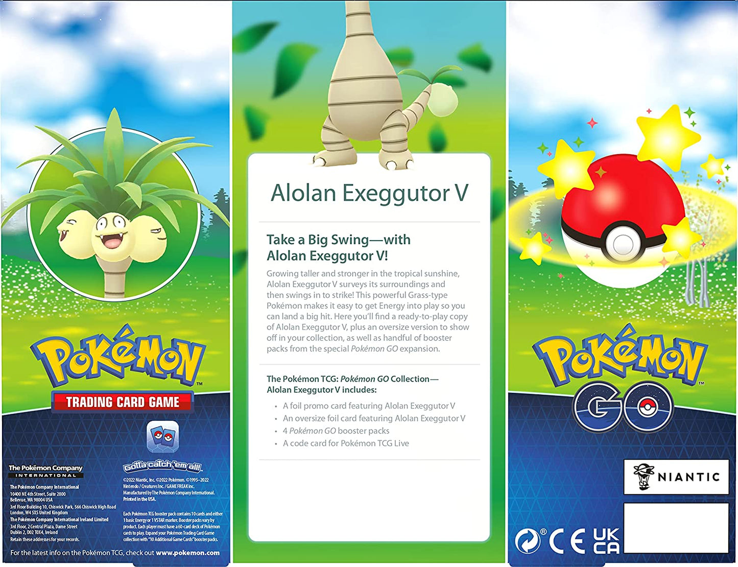 Pokemon TCG: V Box Case - Pokemon Go Alolan Exeggutor (Case of 6)