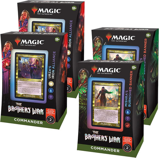 Magic: The Gathering Commander Deck Case - The Brothers' War (2 of Each Deck)
