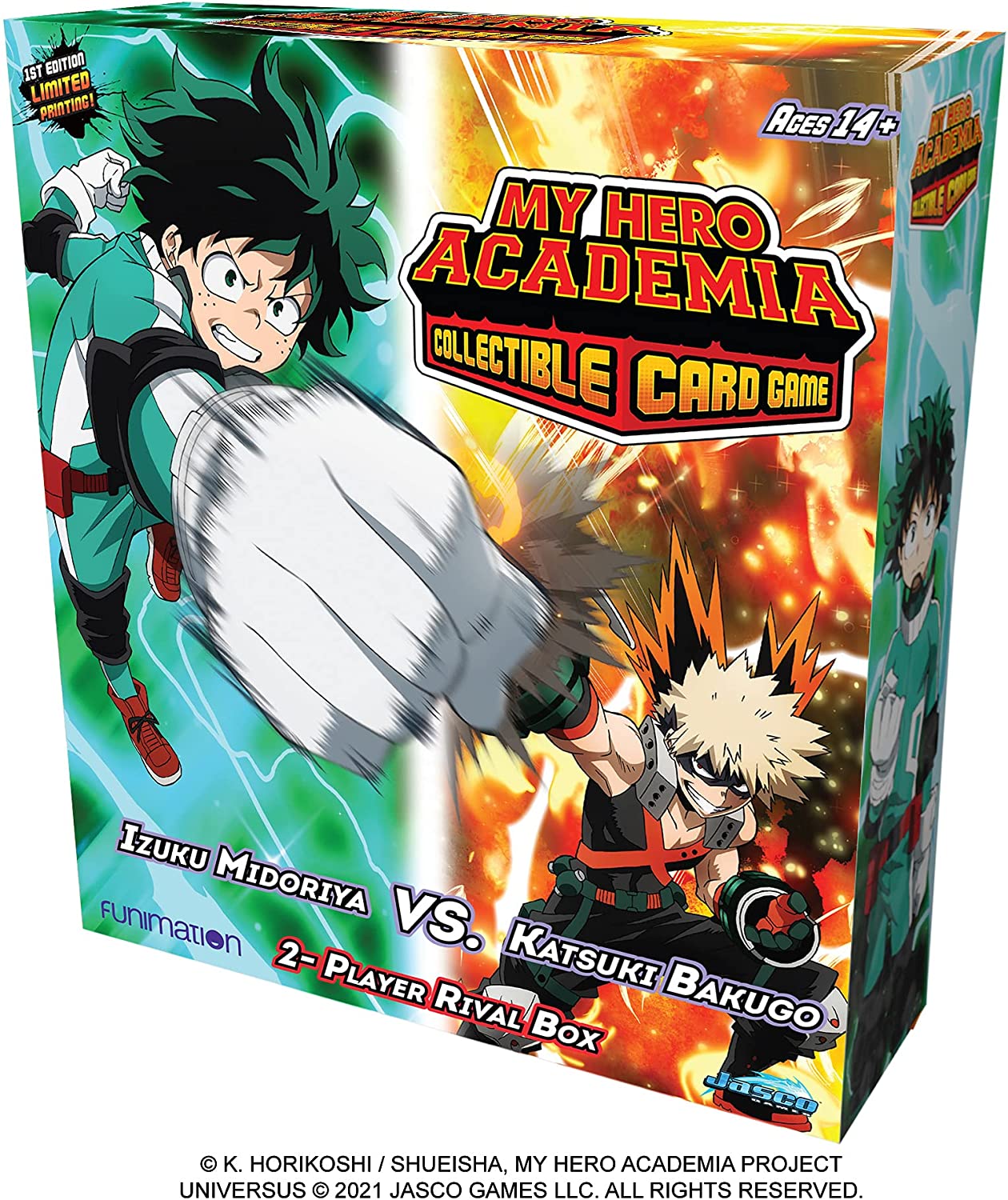 My Hero Academia CCG: Two Player Rival Decks - Izuku Midoriya vs. Katsuki