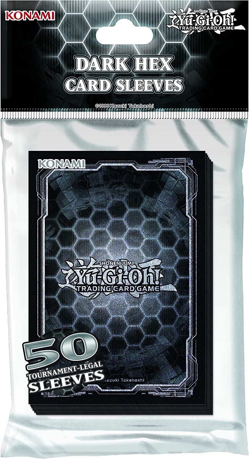 Konami 50ct Yu-Gi-Oh! Card Sleeves - Dark Hex