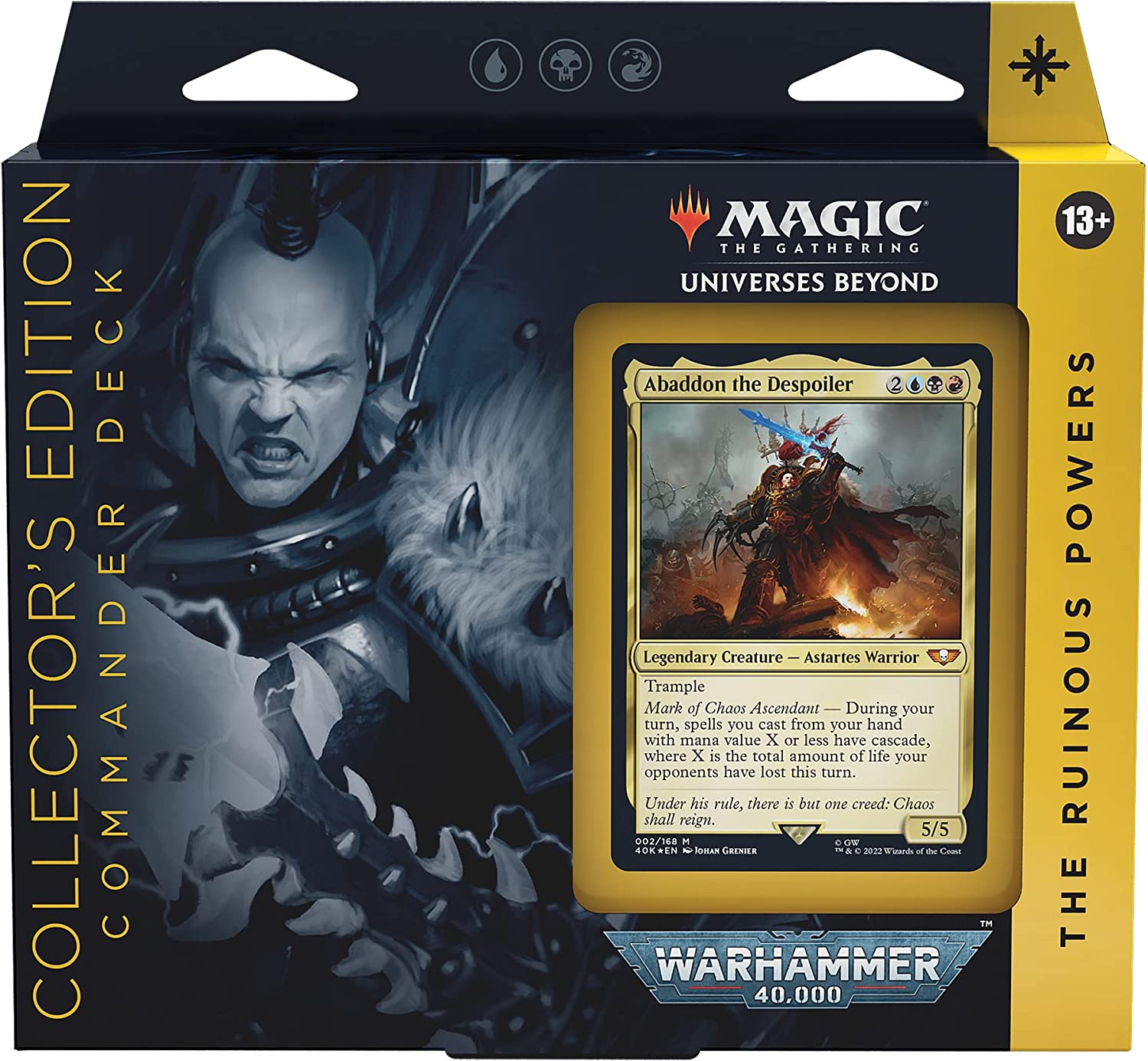 mtg abaddon the despoiler commander deck Magic: The Gathering Commander Deck Case