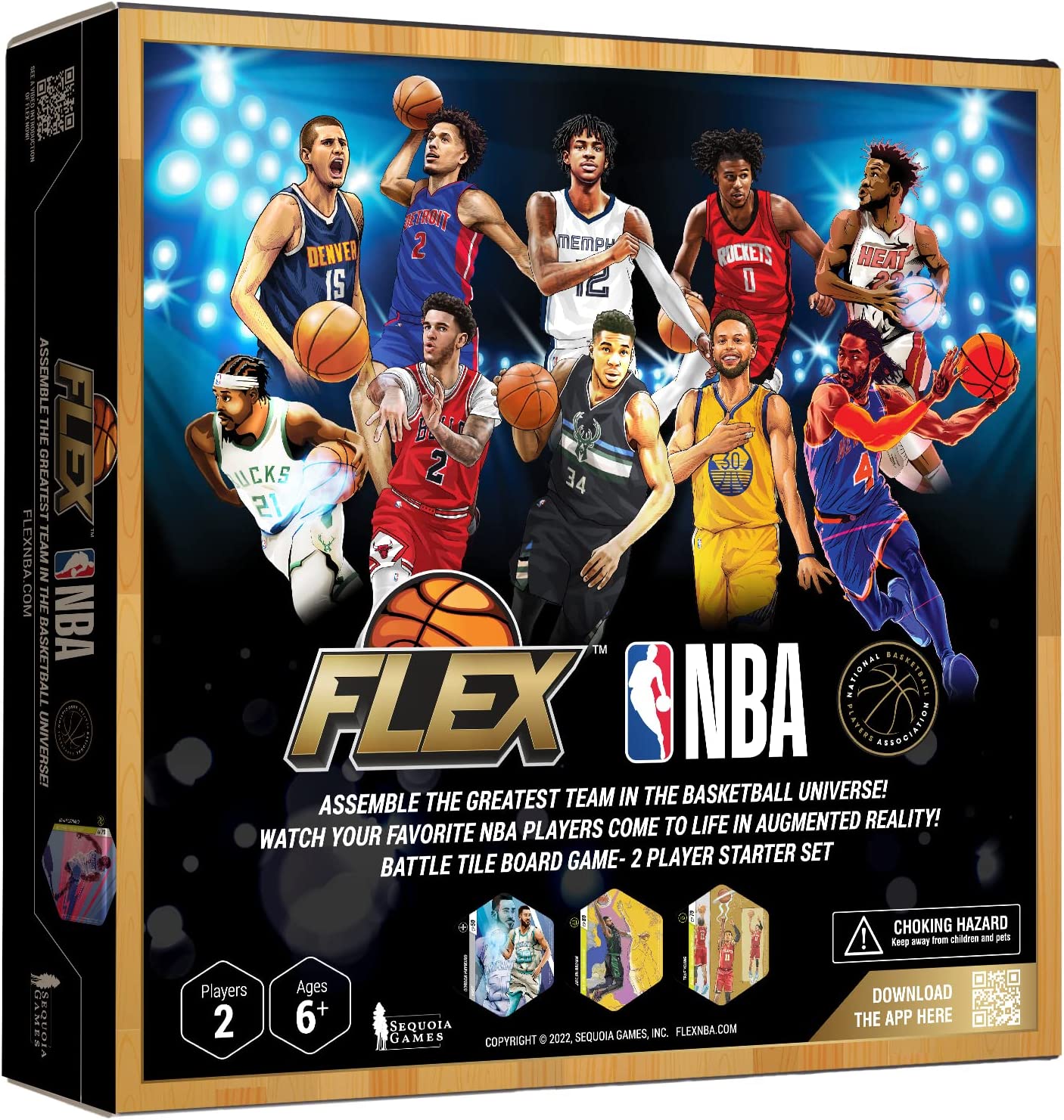 Flex Board Game - NBA TCG Game - Deluxe Series 2 Starter Set