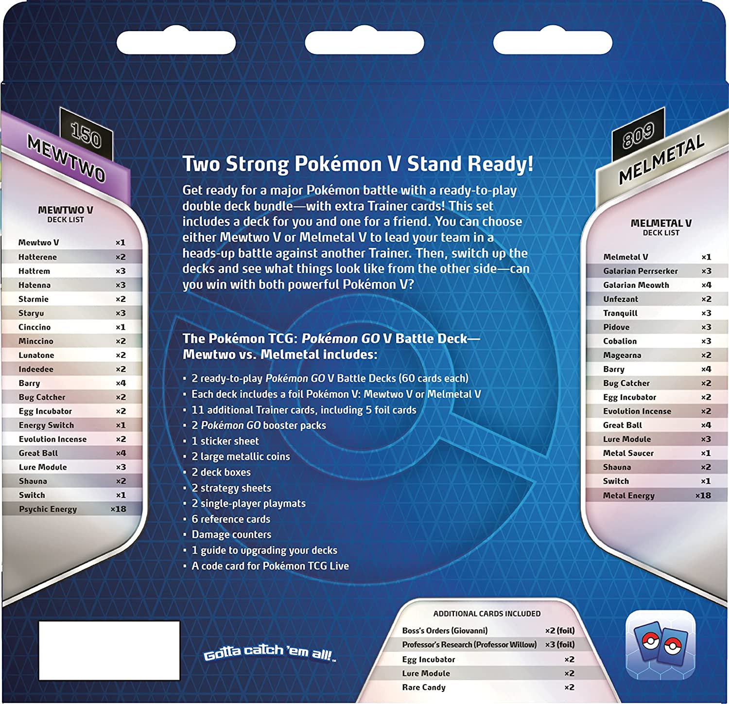 Pokemon TCG: V Battle Deck Bundle Case - Pokemon Go - Mewtwo vs. Melme Collectors Emporium NY Pokemon TCG: V Battle Deck Bundle Case - Pokemon Go - Mewtwo vs. Melme Collectors Emporium NY
