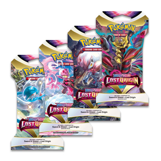 Pokemon TCG: Sleeved Booster Pack Case - Lost Origin (144 Packs)