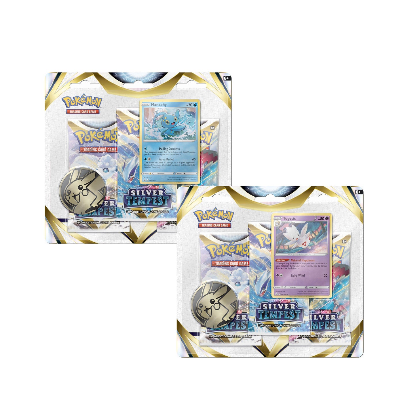 Pokemon TCG: 3 Pack Blister - Silver Tempest (Set of 2)
