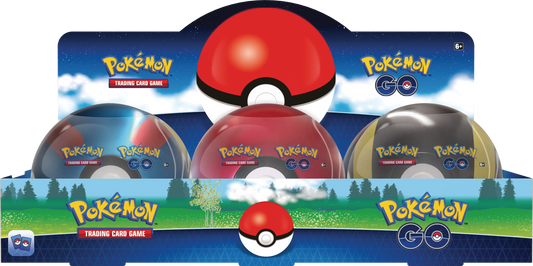 Pokemon TCG: Poke Ball Tin Case - Pokemon Go (Case of 6)
