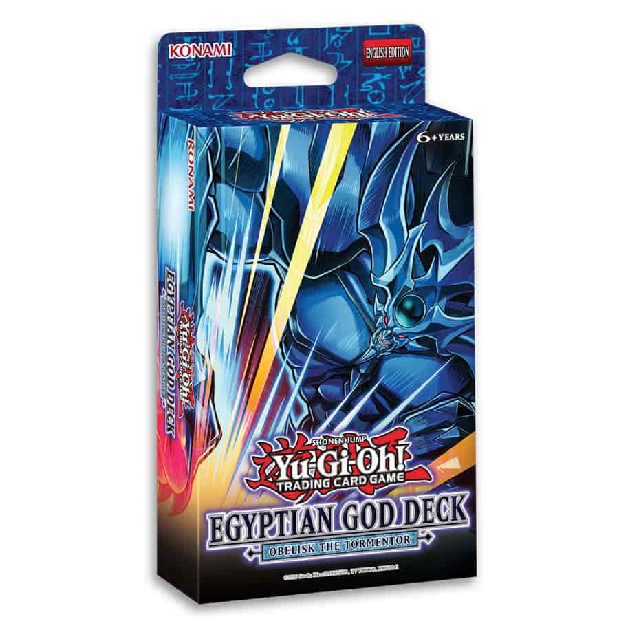 Yu-Gi-Oh! Structure Deck Display - Egyptian God Slifer & Obelisk (Unlimited) (4 of Each) - Preorder Ships 05-19-2023