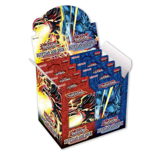 Yu-Gi-Oh! Structure Deck Display - Egyptian God Slifer & Obelisk (Unlimited) (4 of Each) - Preorder Ships 05-19-2023