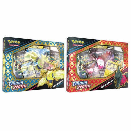 Pokemon TCG: Crown Zenith Collection V Box Case - Regieleki & Regidrago (Case of 6)