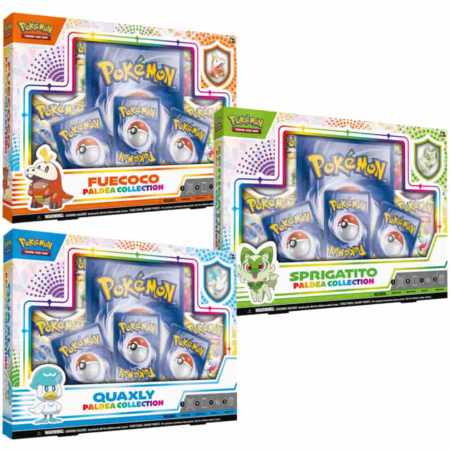 Pokemon TCG: Paldea Collection Box - Set of 3